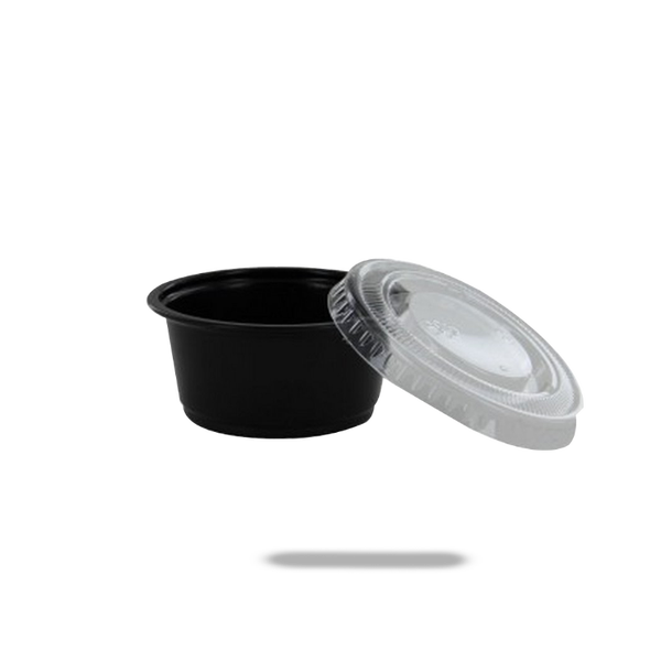 deksel saus bak magnetronbestendig 250cc rond