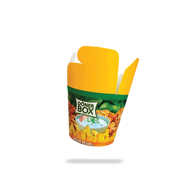 Döner kebab box 16oz - 50 stuks