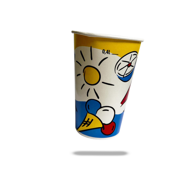 Milkshakebeker middel 400ml Parole