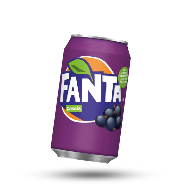 Frisdranken Fanta Cassis Blik 33CL x 24