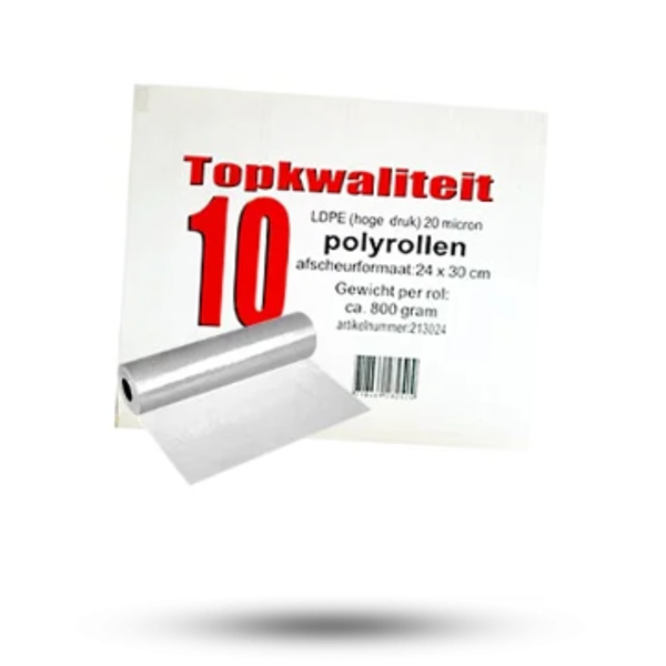 LDPE Slagersfolie 24x30cm x 10 rol