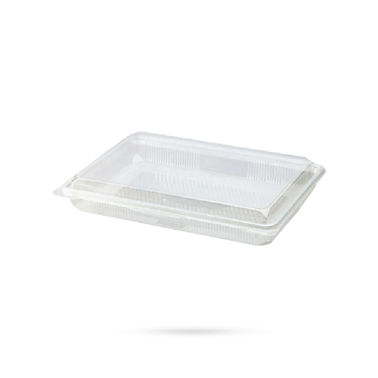 Baklava, bak, PET, 1000gr, vaste deksel, transparant 100St