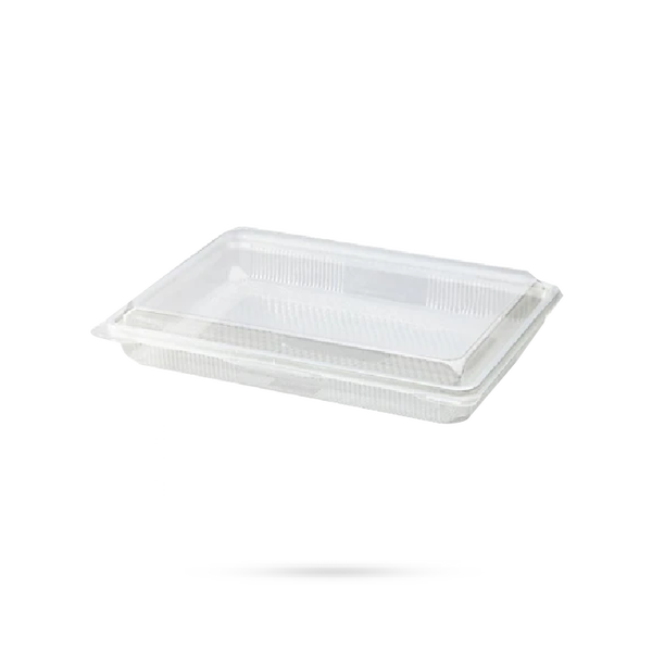 Baklava, bak, PET, 500gr, vaste deksel, transparant 100St