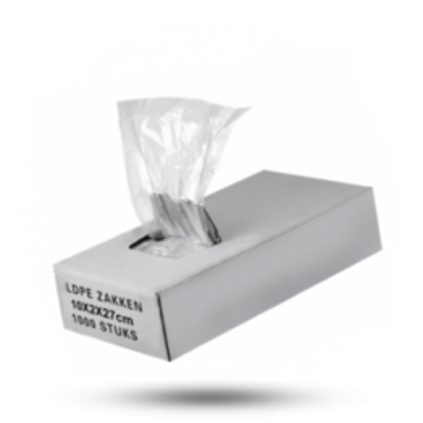 Polyzakjes LDPE 10 x 4 + 4 x 27