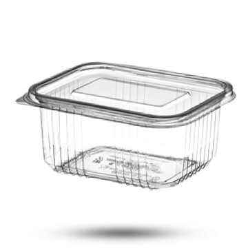 Saladebak met vast deksel 750cc x 100St