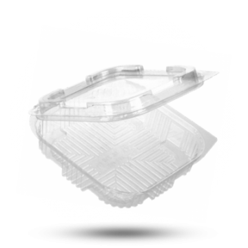 Saladebak met vast deksel – Laag 250cc x 100 stuks