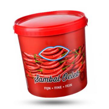 Sambal Oelek Fijn Superieur 10L