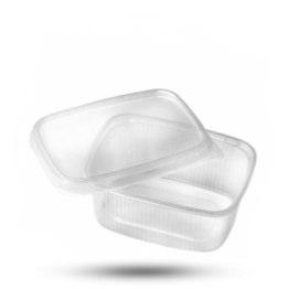 Sausbakjes+D. 125cc Rechthoekig x 250 stuks