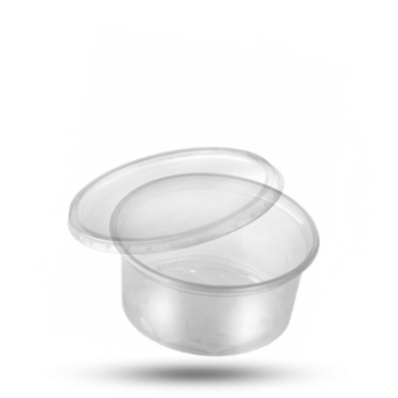 Sausbakjes+D (Rond) 250cc x 250 stuks