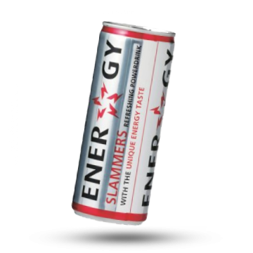 Slammers Goedkoopste Energy drank , blik 25cl x 24