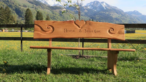 Banc en Chêne massif