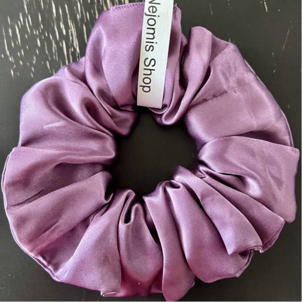 Scrunchie Satin Mauve