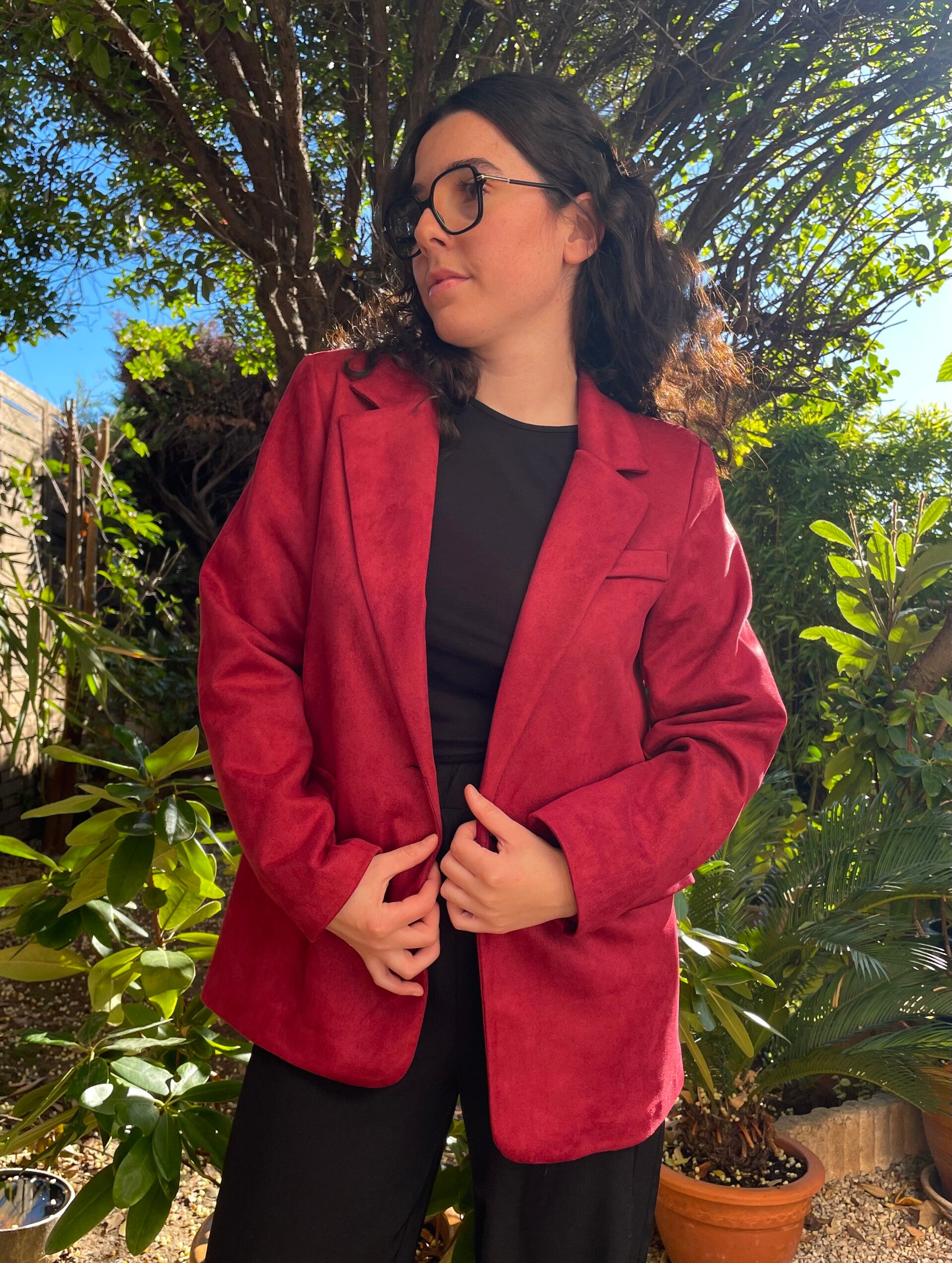 Blazer Mila bordeaux