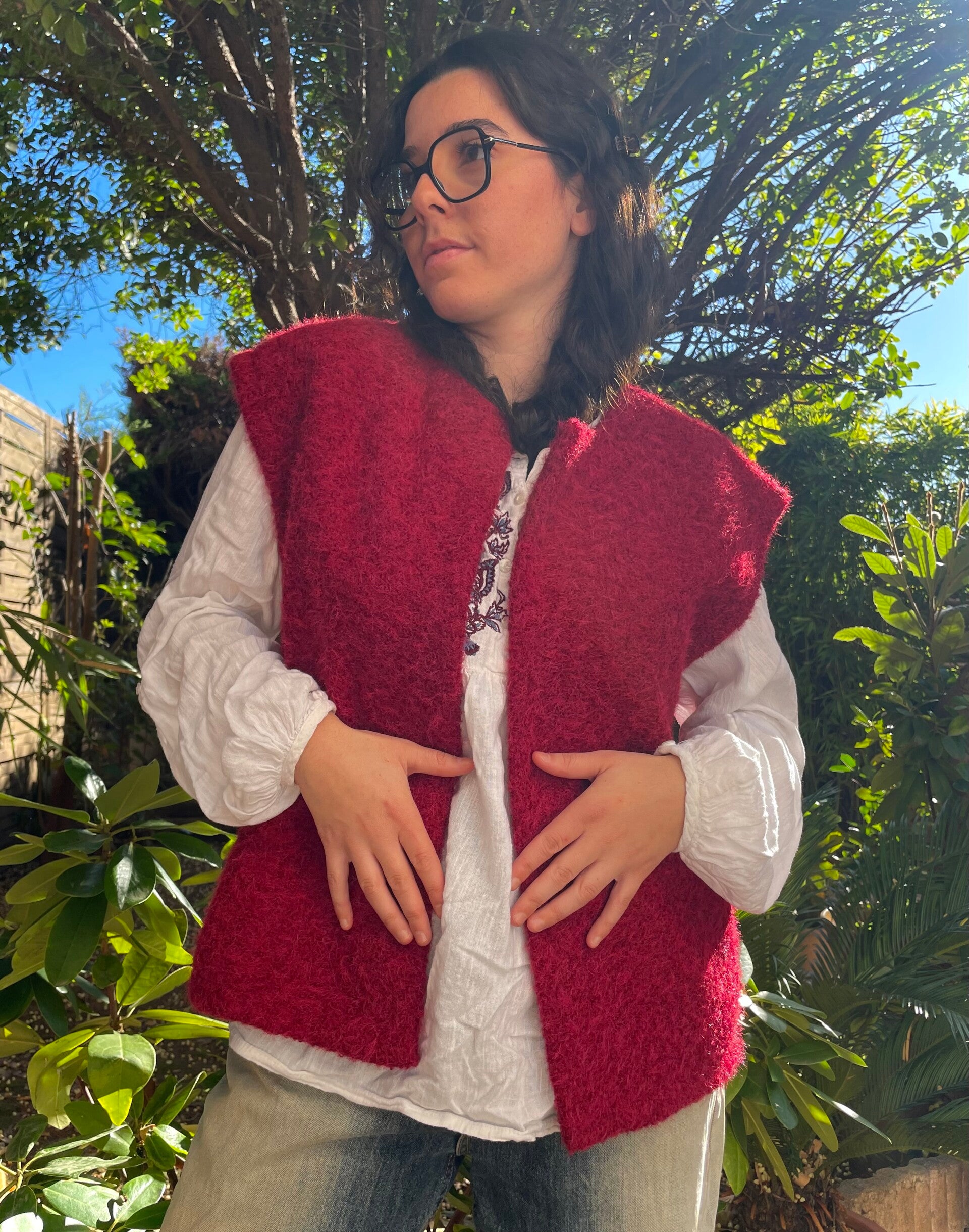 Veste Maria bordeaux