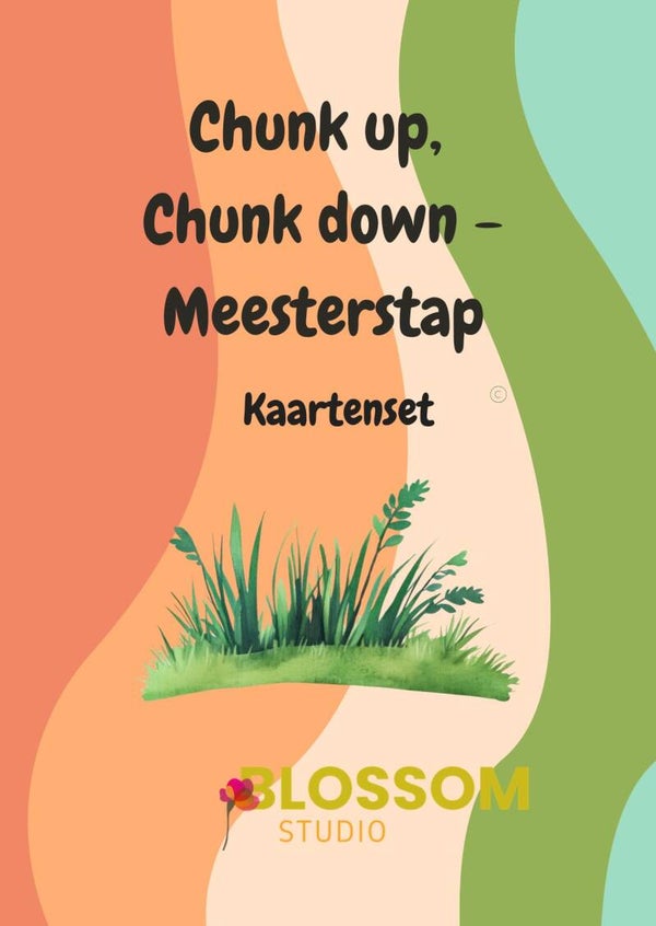 Kaartenset Chunk Up & Chunk Down – De Meesterstap (56 kaarten)