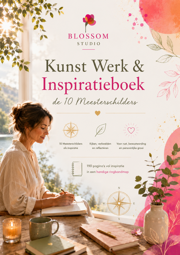 Kunst Werk & Inspiratieboek de 10 Meesterschilders incl. kaartenset