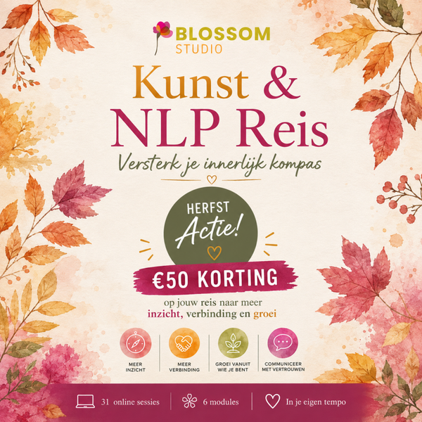 Kunst & NLP Reis: ontwikkel je innerlijk kompas (31 online sessies in 6 modules)
