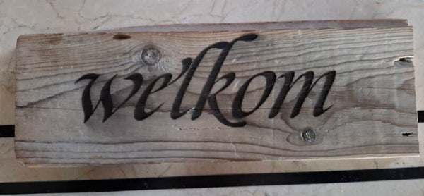 Welkom bord