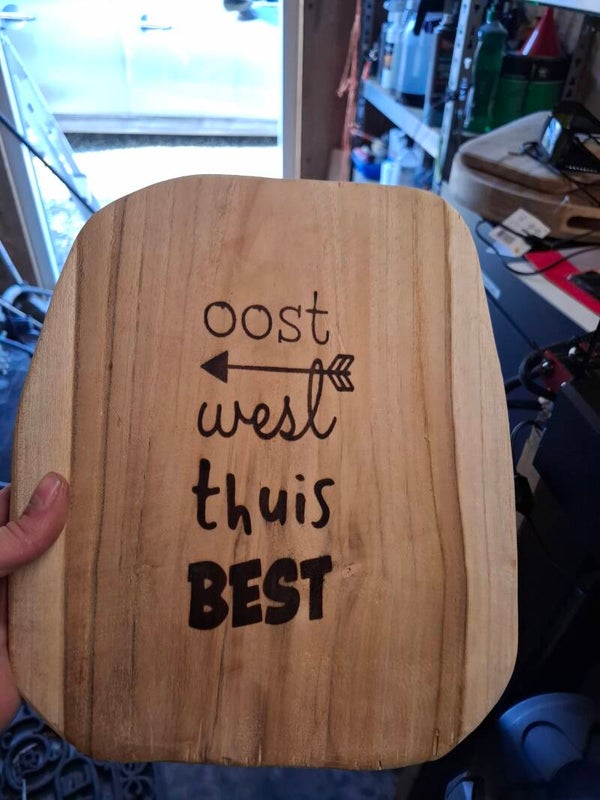 Ophang/neerzet bord