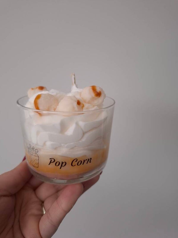 Bougie parfumée Pop corn