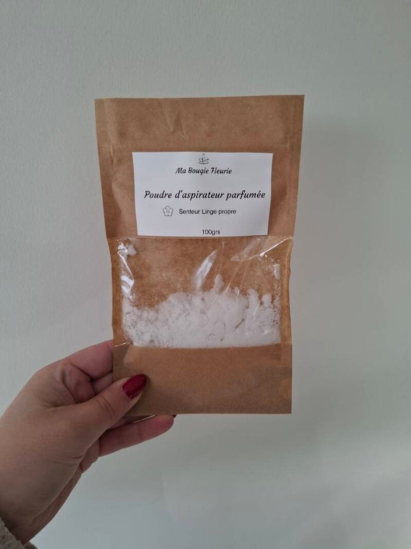 Poudre d'aspirateur parfumée