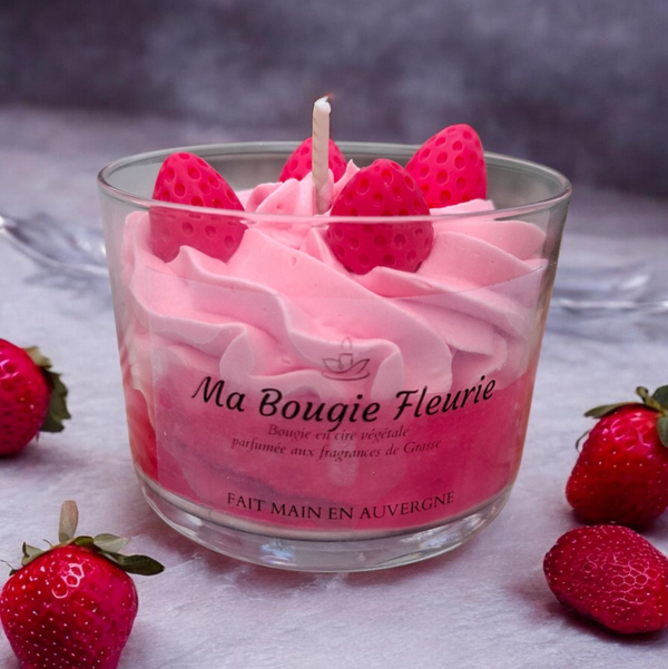 Bougie Fraise