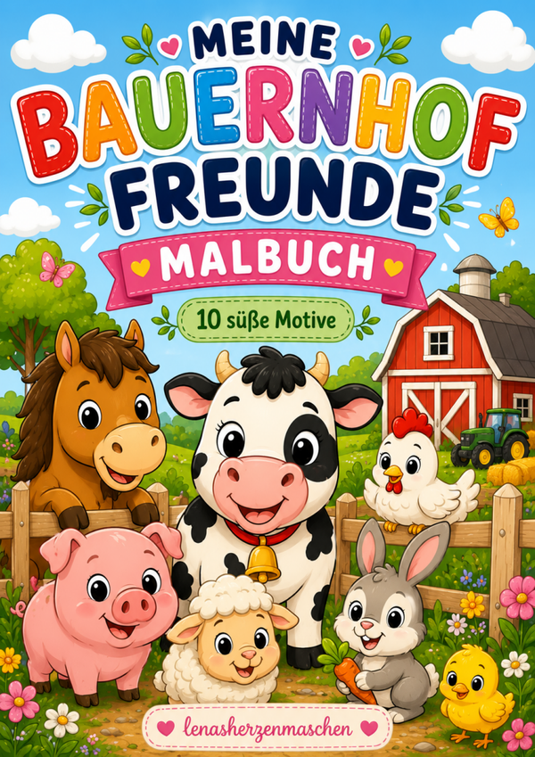 Malbuch Bauernhoffreunde