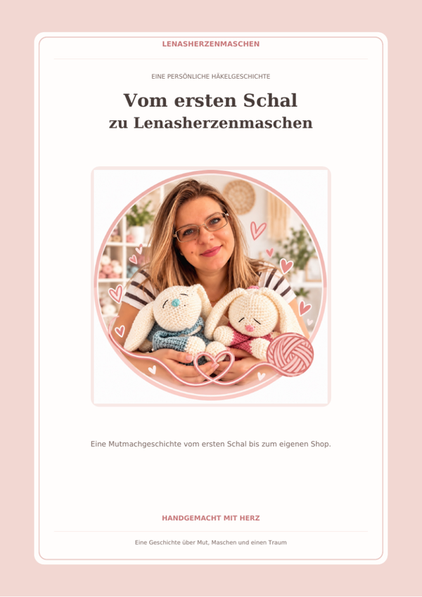 Vom ersten Schal zu Lenasherzenmaschen – Mutmach-E-Book (PDF)