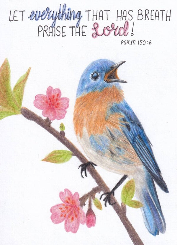 Kaart Fiederelsje - Psalm 150:6