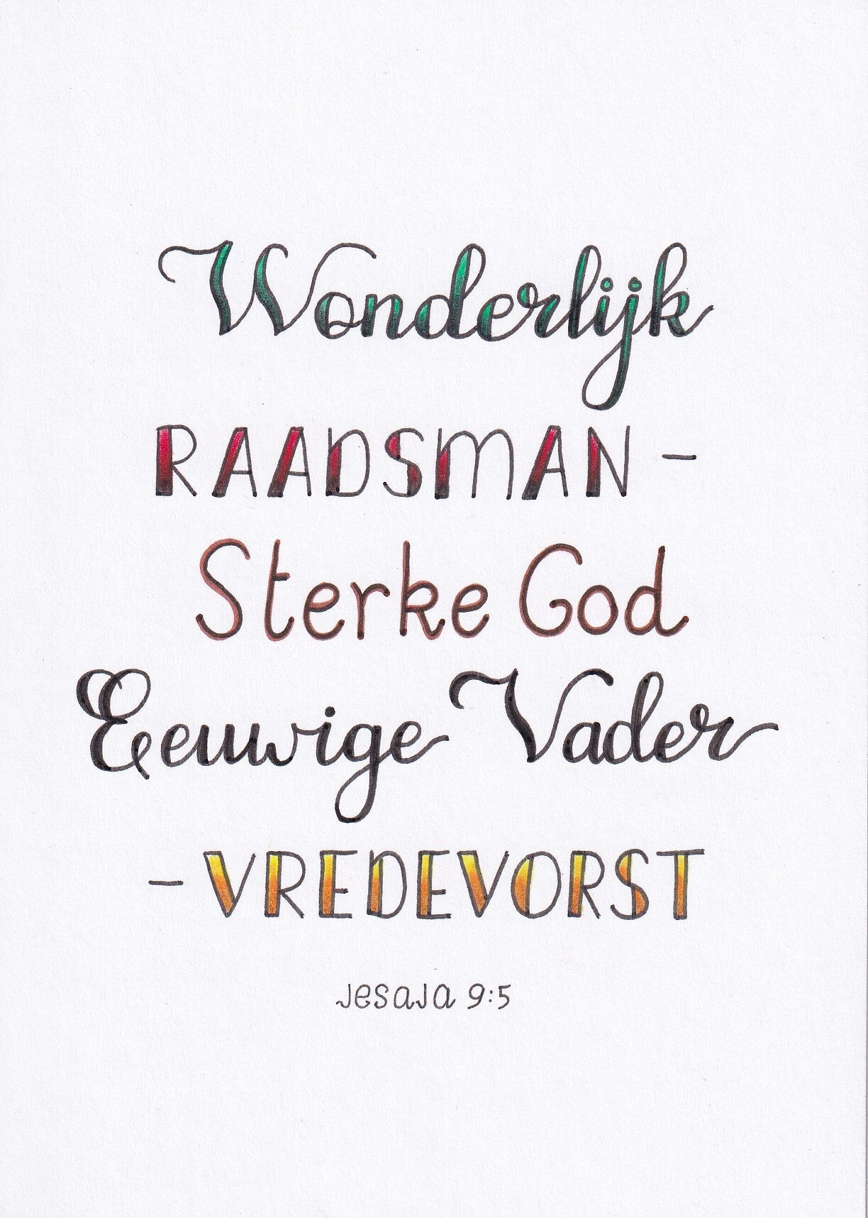 Kerst - Jesaja 9:5