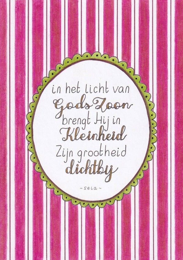 Kerst - Zijn grootheid dichtbij