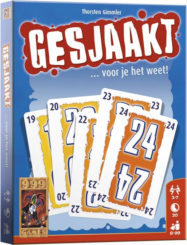 Gesjaakt - kaartspel