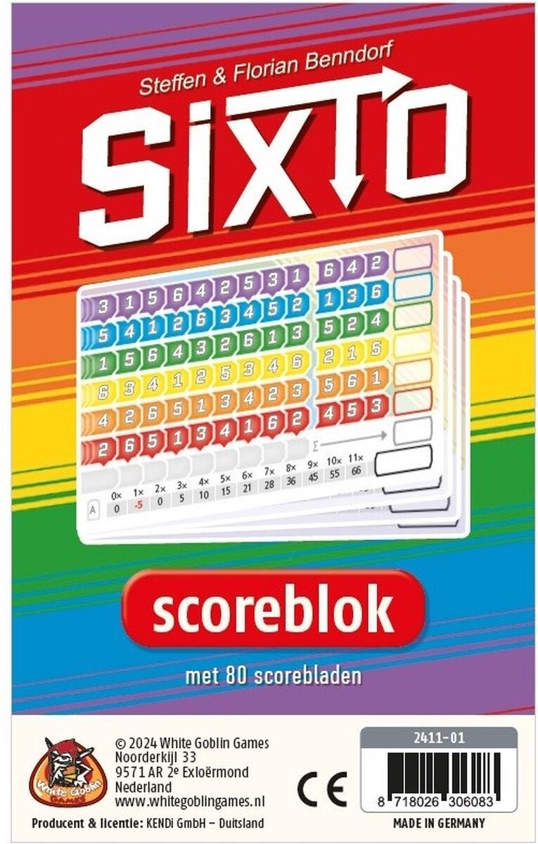 Sixto Bloks - (extra scoreblokken)