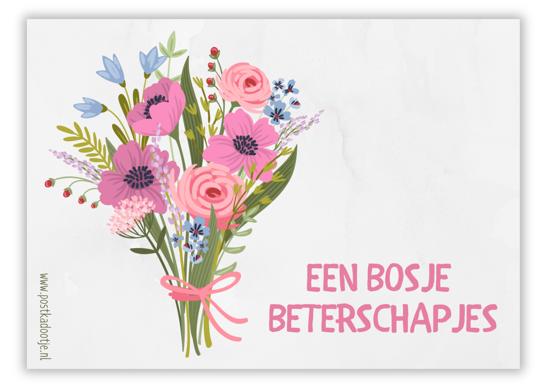 Zelf samenstellen | Kaartje een bosje beterschapjes