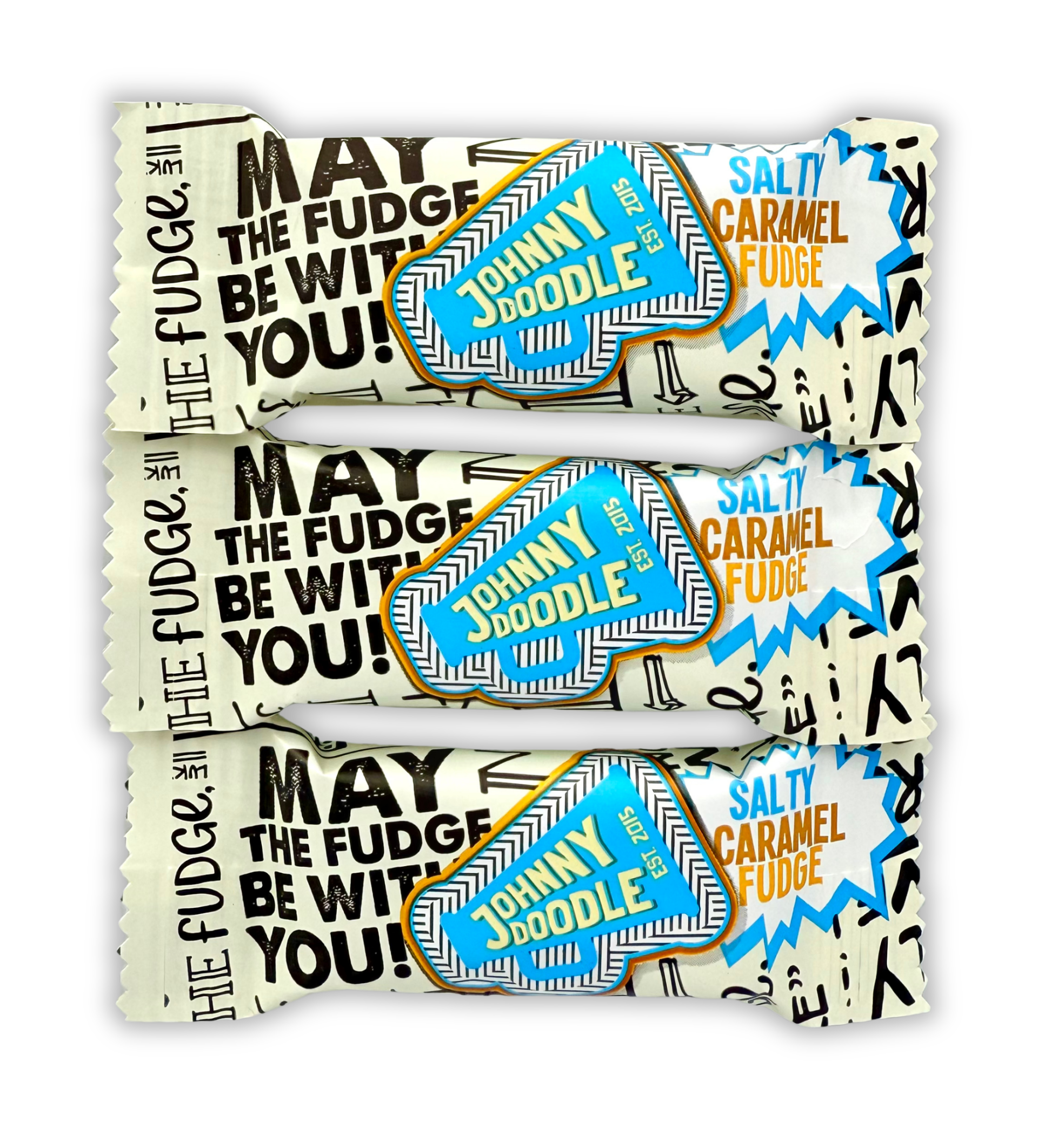 Zelf samenstellen | Johnny Doodle | Caramel fudge | 3 stuks