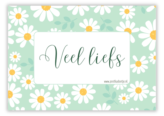 Zelf samenstellen | Kaartje veel liefs