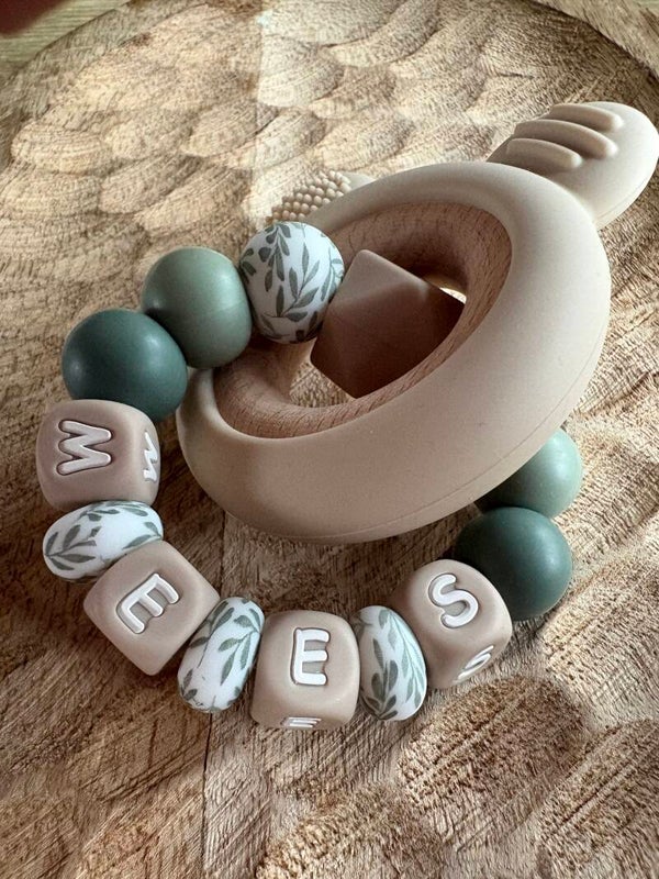 Gepersonaliseerde Bijtring met naam |Mees