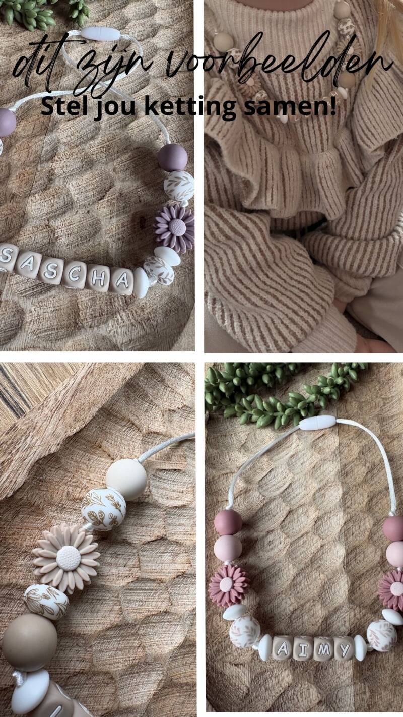 Peuterketting zelf samengesteld ♥️