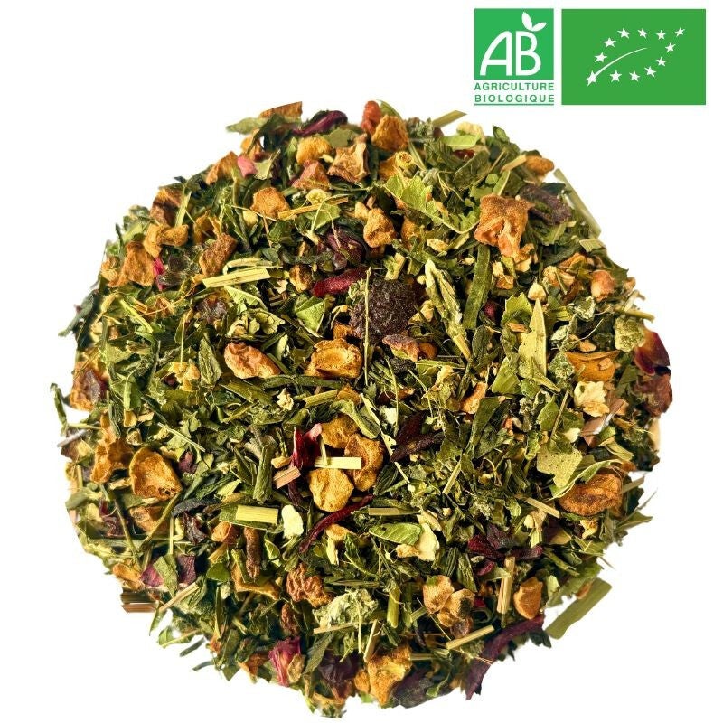 Thé vert Agrume gingembre