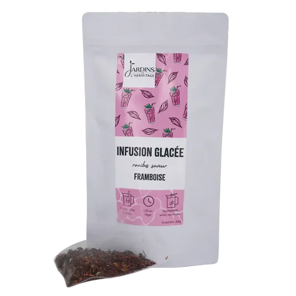 Infusion glacée : Rooibos framboise