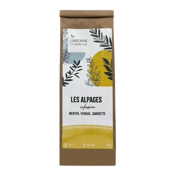 Les Alpages : menthe, fenouil, sarriette 50g