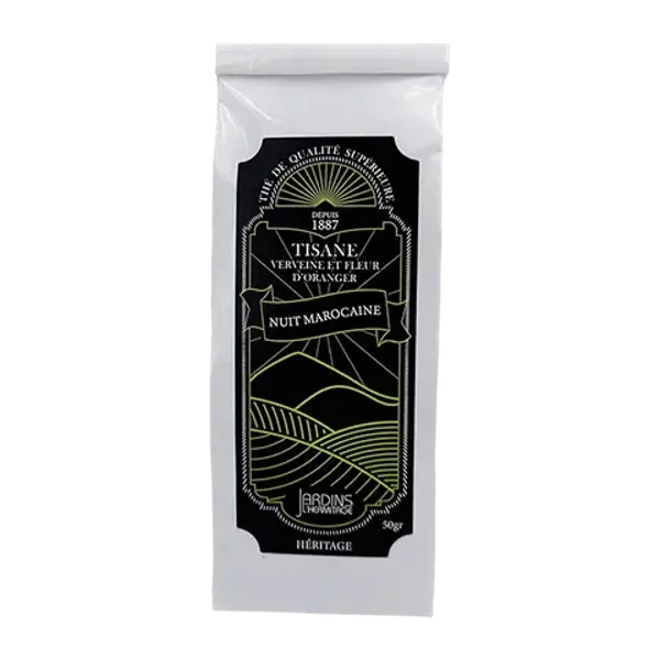 Tisane de plantes : verveine et fleur d'oranger - Nuit Marocaine 100g