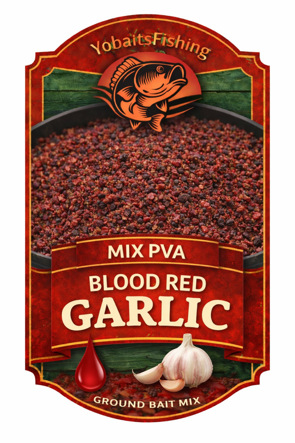Mix PVA blood red garlic