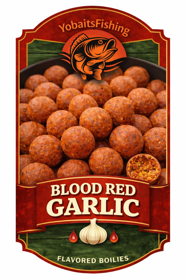 Blood red garlic