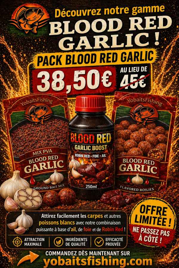 Pack blood red garlic