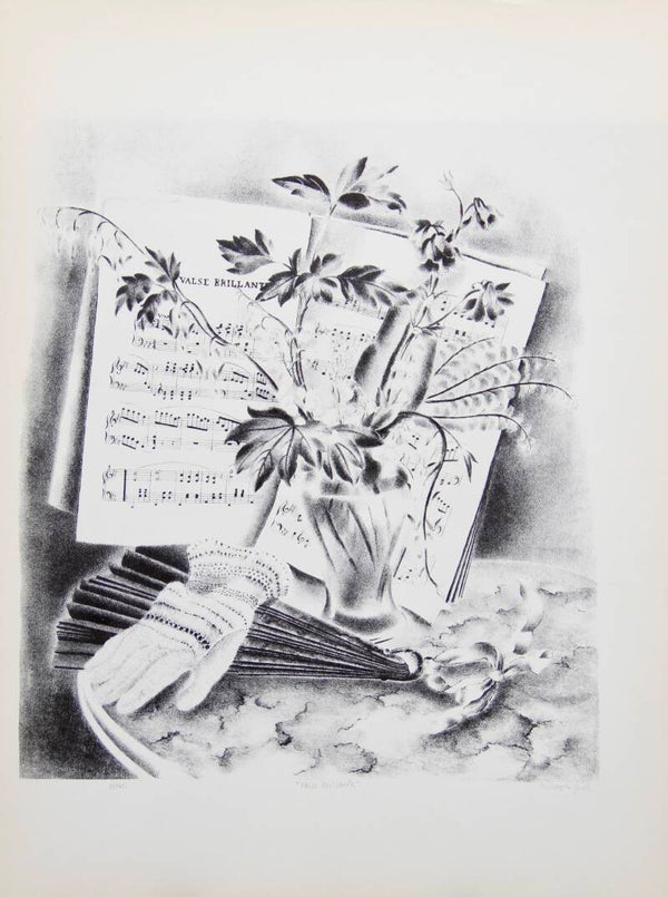 Mid Century Repro Print “Valse Brillante” by Minnetta Good