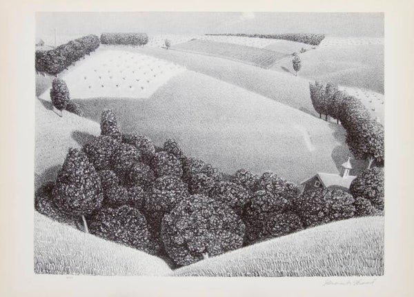 Mid Century American reproduction print “July Fifteenth”