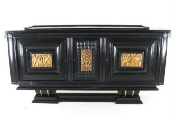 James Mont, American, 1904-1978, black lacquered Sideboard - Circa Mid Century