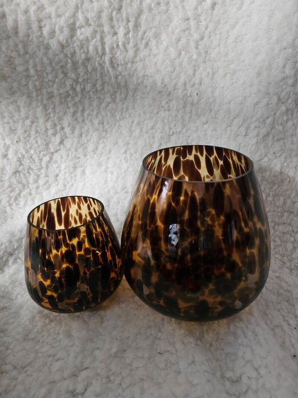 Cheetah windlicht set