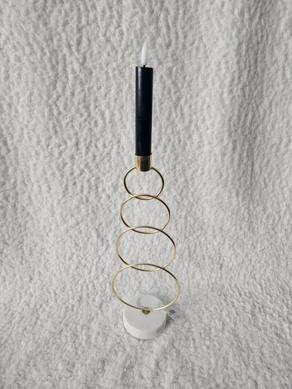 Ring dinner kaars kandelaar